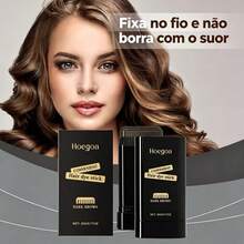 Hoegoa Hair Color Stick Convenient Hair Dye Stick 20g | Precise Coverage Of White Hair Roots No Wash | Lipstick-Style Solid Paste No Messy Hands | Hairline And Sideburns Emergency Concealment | Compact And Portable Quick Touch-Up Anytime Anywhere | 3 Colors Available | Hair Color Concealment One-Time Touch-Up Pen With Comb For Temporary Hair Color - Multicolor - View 4