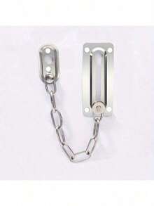 1pc Home Door Lock Anti-Theft Chain, Security Door Chain, Home Office Lock Protection Bolt - Chain Terms - View 9