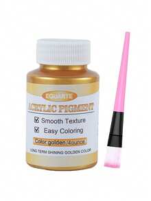 Artistic Gold Leaf Paint, Gold Foil Lacquer, Gold Handmade Paint, Suitable For Canvas, Stone, Wood, Fabric, Ceramic, Gold Pigment For Painting And Jewelry Casting Tools - Multicolor - View 10