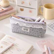 Roll-Up Pencil Bags - Gray - View 3