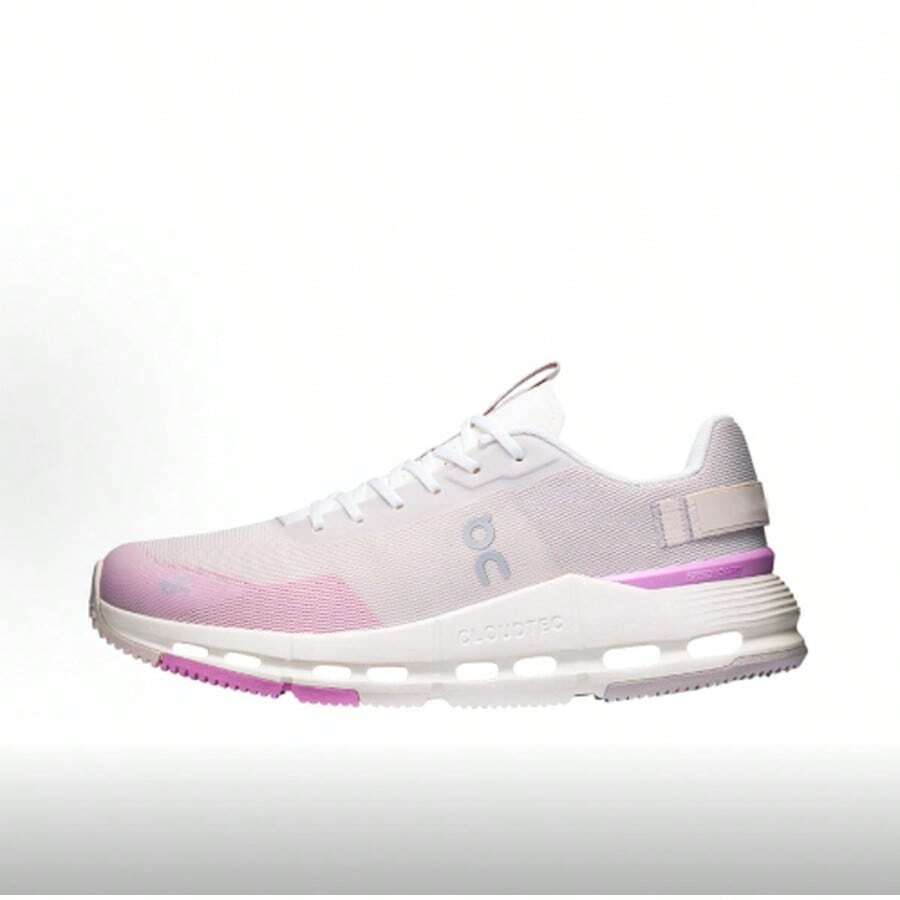 On Running Women Running Shoes - 白 / 粉 - 查看 1