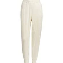 Adidas Women's Sports Casual Knit Comfortable Loose Breathable Jogger Pants - White - View 5