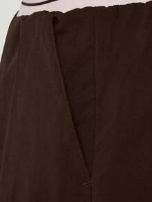 Adidas Originals Women's SPORTS SKIRT Knitted Mini Skirt KX6895 - Brown - View 4