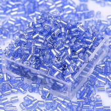 Approx. 24,000pcs/Pack 2mm Multi-Color Glass Tube Beads - For DIY Jewelry Making Bracelets, Necklaces, Earrings - 50g Rice Beads - View 16