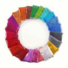 22 Colors Fine Glitter Powder, Ultra Fine Shiny Cosmetic Grade Nail Supplies, Bedazzling Kit, Hair Glitter, Body Glitter, Sequins Craft, Glitter Powder Makeup, Nail Powder For Nail Art, Makeup, Hair, Body & DIY Crafts - 22 Colors Fine Powder - View 5