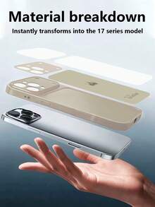 1pc Customized Name Minimalist Star Pattern Luxury Fashion Large View Tempered Glass With Lens Protection Matte Anti-Drop Phone Case Compatible With IPhone 17/17Pro/17ProMax/17Air/16/16Pro/16ProMax/16Plus/15/15Plus/15Pro/15ProMax/14/14Plus/14Pro/14ProMax/13/13Pro/13ProMax/12/11 Phone Accessories, Full Coverage High-End Protective Cover - Rose Gold - View 6