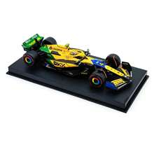 Burago 1/43 2024 F1 MCL38 #4 Lando Norris / #81 Oscar Piastri 摩納哥大獎賽合金模型車 (1/43 MCL38 #4) 含展示盒 - MCL38 #4 - 查看 8