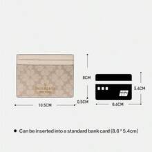 Kate Spade Dompet Kartu, Dompet Koin, dan Dompet Saku Depan Wanita Bentuk Bunga Sekop yang Ringkas dan Tipis - Aprikot - View 7