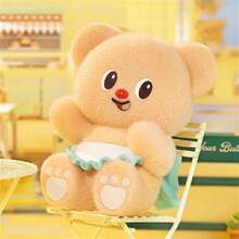 MINISO Butter Bear Business Day Series Blind Box Cartoon Anime Model Handmade Plush Doll Original Authentic Desktop Collection Decor Doll Birthday Gift (Random Delivery, 1pc) - Multicolor - View 6