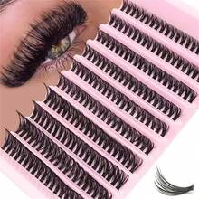 30D D-Curl Cluster False Eyelashes, Single Strand False Eyelashes, Eyelash Extensions Cluster False Eyelashes, Soft Natural DIY Single Strand Extension Eyelash Clusters, False Eyelash Clusters, Single Strand False Eyelashes - D - View 8