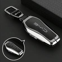 Casing Kunci Mobil Paduan Seng untuk BYD Tang L EV DM DMi DM-I 2022 2023 2025 2026 Gantungan Kunci Penutup Remote Shell Holder Aksesoris Fob - BYD - View 11