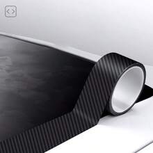 Carbon Fiber Texture Car Window Scratch Protection Tape, Self-Adhesive Auto Windshield Edge Guard Strip, Universal Vehicle Window Frame Wear-Resistant Decorative Sticker, Car Exterior Modification Accessory - Car Protection Strip - View 6