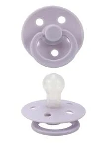 1 pieza Chupete multicolor tipo macaron, mordedor de silicona calmante para bebés recién nacidos, chupete súper suave similar al pecho para el destete - Multicolor - Ver 19