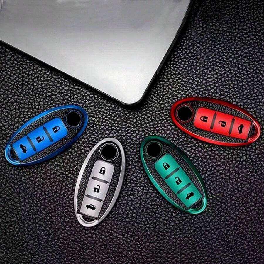 Car Key Fob Cover Case For Teana For Tiida For Sylphy For Sentra Car Remote Control Protective Dustproof And Anti Fall High-End Fashionable Keybag