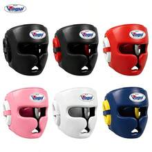 GINGPAI Professional Boxing Headgear Sanda Combat Muay Thai Adult Youth Head Protection Taekwondo Training Competition Protective Gear Unisex Thick - Multicolor - View 2