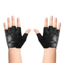 Motorcycle Gloves - BLACK - View 6