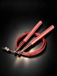 Speed Jump Rope, Universal‑Shaft Steel Wire Jump Rope, Professional Fitness Steel Wire Skipping Rope, Aluminum Alloy Handles For Men & Women, Suitable For Teenagers, Home, Outdoor, Park, School And Competition Use - A - View 2
