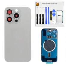 Repair Back Cover Kit Compatible With IPhone 15/15plus/15Pro/15Pro Max Back Glass Battery Cover Free Repair Tools + Sealing Adhesive Strip, For Replacement And Repair - Multi-color - View 17