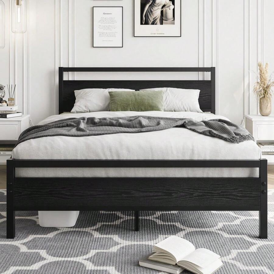 Bed Frames - 黑色 120*200厘米 - 查看 1