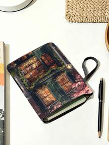 Bookstore Floral Pattern Bible Bag, Bible Storage Bag, Bible Box, Bible Cover, Fashionable Minimalist Easter Jesus Bible Bag, With Handle And Zipper Pocket, Portable, Cross, Flower, Letter Pattern Bible Bag, Bible Protective Cover, Bible Book Cover, Bible Stationery, Study Accessories, Multi-Functional Daily And Book Protection Large Capacity Storage Bag, Standard Size Bible Bag, Ideal Choice For Adult Storage And Organization - Multicolor - View 11