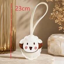 1 buah/3 buah Gantungan Tas Ransel Wanita Motif Domba Kecil Kartun 3D Lucu Terbaru - MultiWarna - View 4
