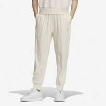 Adidas Women's Sports Casual Knit Comfortable Loose Breathable Jogger Pants - White - View 1