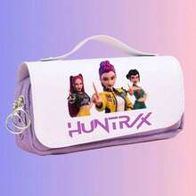 Hasbro New Anime KPOP Monster Hunter Girl Group Pencil Case Student Stationery Box Large Capacity Pencil Pouch Random Style - Multicolor - View 6
