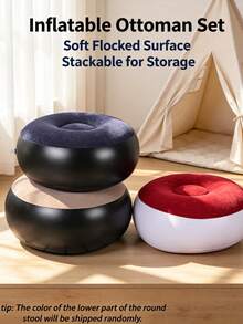 1 bộ ghế sofa đơn bơm hơi nhanh màu xanh navy, vải Oxford bền, đế chống trượt, tựa lưng công thái học, sofa lười di động phong cách tối giản hiện đại, phù hợp cho nghỉ trưa văn phòng, cắm trại, sân vườn, ban công và nhiều bối cảnh khác, đồ dùng thiết yếu cho kỳ nghỉ (2 kiểu, giao ngẫu nhiên) - Nhiều màu - Xem 11