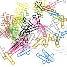 10/20/40pcs Creative Airplane Shaped Gold Rose Color Metal Paper Clips, Office Supplies, Suitable For Planner, Notebook, Card Packaging, Office School Stationery Gift - Airplane - View 10