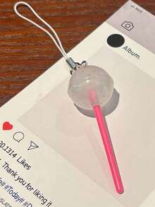 1/2/4pcs Cartoon Cool And Edgy Frizzy Keychain Pendant, Women's Bag Charm, Small Gift Keyring, Car Key Decoration, Pendant Accessory - Lollipop - View 9