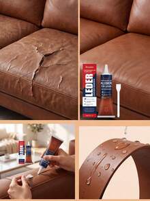 Leather Adhesive, Bonds Tightly After Use, Resistant To Cracking Under Pulling And Bending, Transparent Glue Layer With Subtle Repair Marks, Water-Resistant And Resistant To Peeling And Detaching Over Time, Thin Leather Surface Remains Soft After Repair, No Heavy Residue Marks - T-6000 - View 7