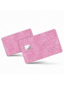 1/2/4Pcs Credit Card Decorative Stickers, High Aesthetics, Glitter Multicolor, Suitable For Card Decoration, Personalized, Bank Card Protection, Card Beautification, Daily Use, Gift For Friends And Family, Daily Gift, Christmas Gift - Multicolor - View 3