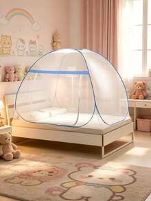 1pc Kids Foldable Mosquito Net, Pop-Up Bed Canopy Insect Protection Net, 3 Sizes, Baby Supplies, Baby Accessories, Girls Room Decor - Multicolor - View 7