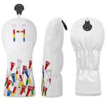 Golf Protective Cover, Golf Accessories, Made Of Durable Materials, Digital Color Nail Design Style Golf Headcover, Providing The Best Protection For Your Golf Club - Multicolor - View 10
