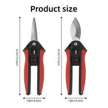 Effortless Stainless Steel Sharp Pruning Shears For Fruit Trees, Home Flower And Potted Plant Trimming Tool With Non-Slip Handle, Gardening Thick Branch Cutter, Landscaping Grafting And Harvesting Manual Pruning Tool - A - View 9