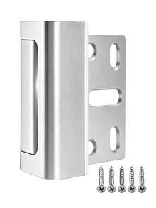 New Home Security Door Lock, Aluminum Alloy Anti-Theft Door Lock, Child Safety Door Reinforcement Lock With 3-Inch Door Stopper - Door Stop - View 9