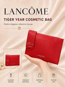 Lancôme 蘭蔻虎年圓筒化妝包 - 紅色 - 查看 3