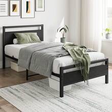 Bed Frames - 黑色 90*200厘米 - 查看 8