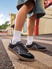 Kappa Unisex TIFO Classic Training Shoes, Retro Casual Sports Shoes - Black - View 6