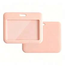 1 Set Exquisite Cute Pink Bow Nurse ID Badge Retractable Reel Clip With Horizontal Slide Card Holder, Gift For Doctors, Nurses, Teachers, Students, Office Staff - B - View 4