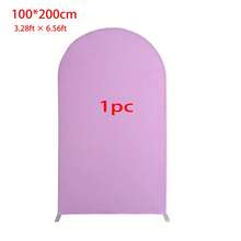 Latar Belakang Lengkung Ungu Muda, 5ft, 6ft, 6.6ft, 7.2ft Penutup Lengkung Pernikahan 2pcs Kain Spandex Latar Belakang Lengkung Kubah Kain Cocok Untuk Pesta Ulang Tahun Dekorasi Bingkai Lengkung Pernikahan (Bingkai Lengkung Tidak Termasuk, Hanya Latar Belakang Kain) - ungu muda - View 10