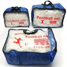 Soccer Goal Replacement Net - Shock-Resistant Foldable Portable Soccer Net With Reinforced Edges And Sturdy Frame Design, Includes Goal Posts - Durable For Training And Match Use, Suitable For Clubs And Professional Teams - Easy To Store And Transport (2pcs/Pack) - White - View 5