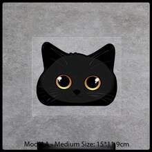 Black Cat Peeking Vinyl Car Decal Sticker, Waterproof, Suitable For Furniture, Car Body, Windows, Bumpers, Rear Windshield, Laptop, Suitcase, Walls, Scratch Cover, Creative Car Sticker For Car, Motorcycle, Electric Vehicle - Multiple Styles - View 12