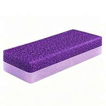 1pc Dual-Color Pumice Stone Home Beauty Stone Exfoliating Dead Skin Polyurethane Stone Callus Foot Scrub Tool - Purple - View 7