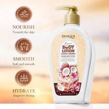 BIOAQUA 400ML 草莓蛋糕甜甜圈保濕身體乳液，抗老緊緻肌膚霜，保濕護膚，緊緻面部與身體肌膚抗皺，乾性肌膚/油性肌膚抗老霜 - 粉色 - 查看 10