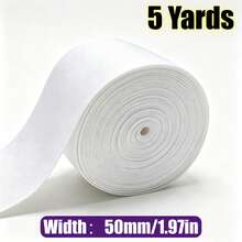 RoYishi 5 Yards Elastic Bands For Sewing, 10-50mm Wide Elastic Fabric Band Springy Stretch Knitting Elastic - 5 Yards - View 15