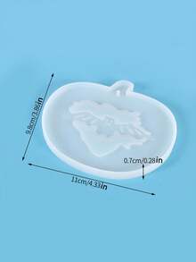 1pc Halloween Hanging Decoration Silicone Resin Mold, Ghost Pumpkin Skeleton Witch Black Cat Haunted House Casting Mold, DIY Aromatherapy Plaster Pendant Mold, For Halloween Party Home Decor Handicrafts - White - View 18