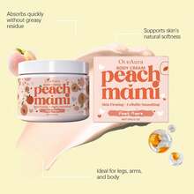 OceAura Krim Perawatan, Krim Pengencang, Melembapkan & Menghidrasi, Mengangkat & Mengencangkan, Krim Tubuh Peach, Tekstur Lembut, Halus, dan Menyegarkan, Cocok Untuk: Leher, Paha, Lengan, - Krim - View 3