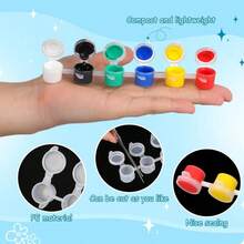 Set Of 5 Miniature Paint Strips Lids For Portable Plastic Paint Containers - C - View 6