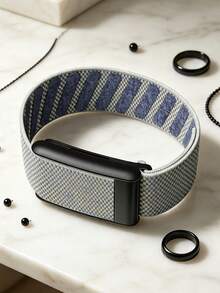 5.0/MG SuperKnit Watchband – ECG Compatible, Signature Performance Knit – Not Compatible With Gen 4 - Dusty Blue - View 5
